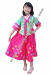 Kostum Negara Korea - Girl Hijau